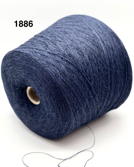 Elite iDOKNiT luxury lace weight yarn, TEN CASH by Ri.Go Italy. High-end blend of 10% cashmere and 90% merino wool, 1400m/100g. Authentic Italian-made yarn featuring a soft multi-strand construction for refined texture and warmth curated by iDOKNiT for professional knitting.