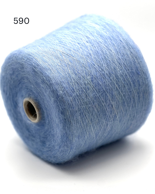 Filpucci Air Mohair 58 percent Superkid Mohair Italian ultra fine lace weight yarn from iDOKNiT
