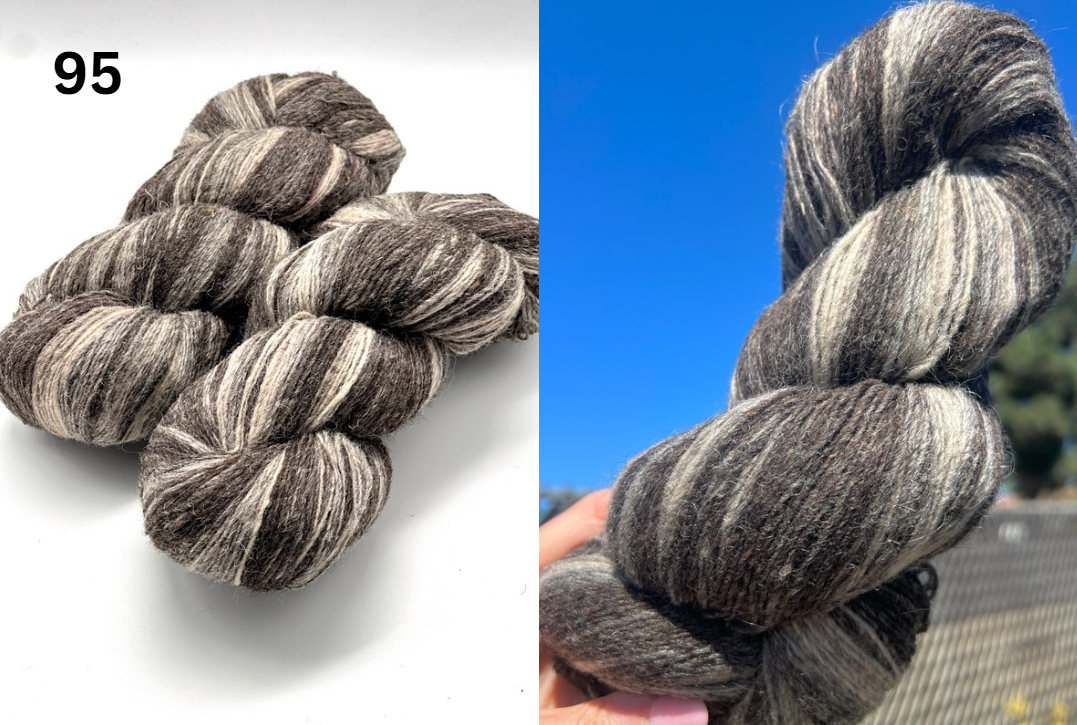 Dundaga 6.1 Gotland and German Shepherd Merino 100% Yarn, Available in Skeins or Cake, Fingering Weight, Single Ply, 420m/100g (459y/3.52oz)