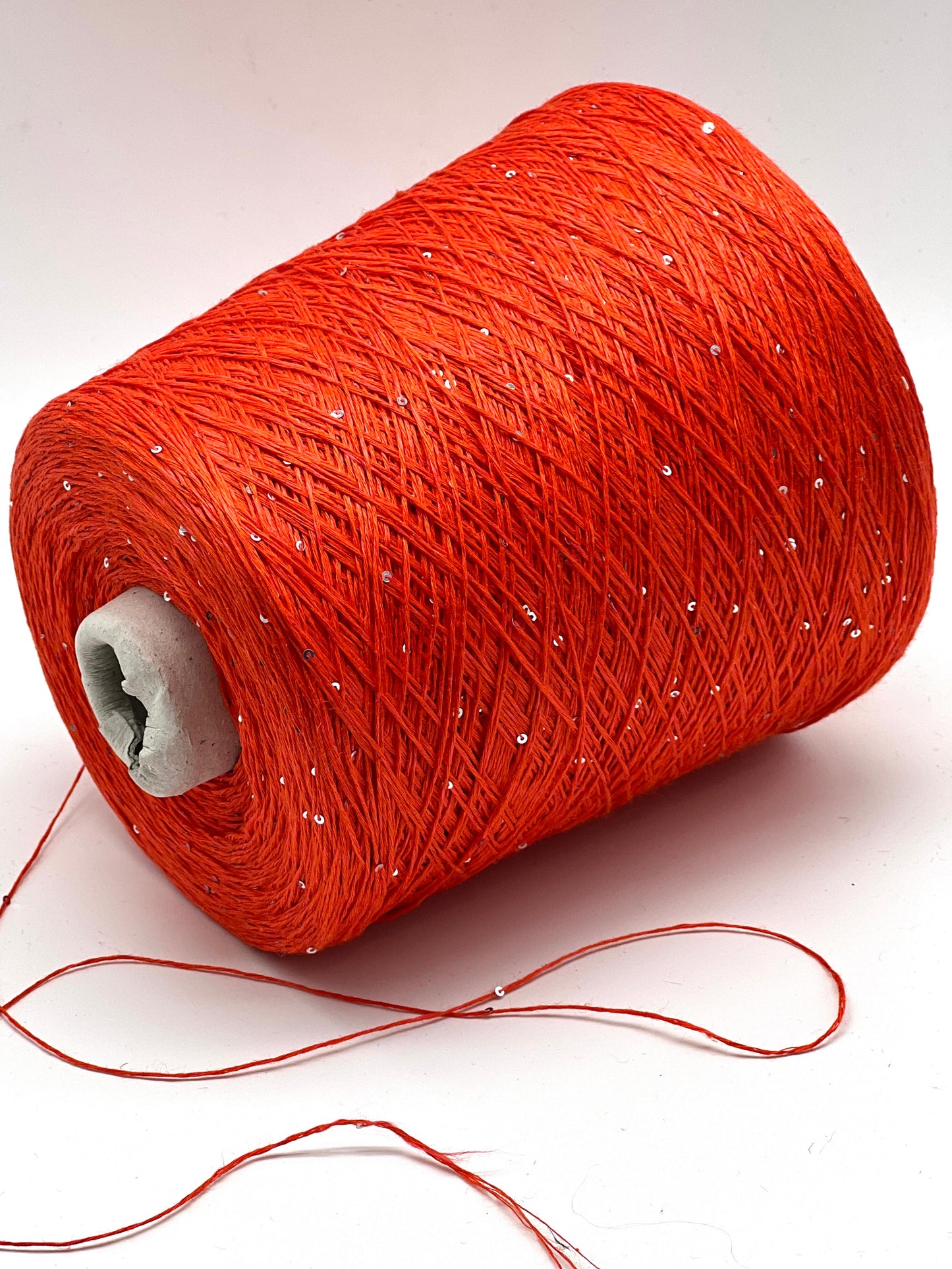 Paillettes Linen Silk Sparkling Yarn, SAINT TROPEZ, Luxury Italian Yarn by RiGo, Sold in Balls or on Cone, Fingering Weight, 400m/100g (437y/3.52oz)