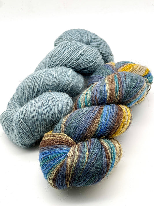 Dundaga 6.1 GERMAN SHEEP 100% Merino Wool Yarn, Available in Skeins or Cake, Fingering Weight Single Ply, 420m/100g (459y/3.52oz)