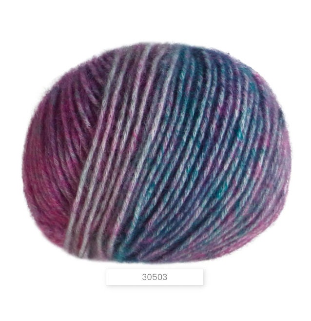 Organic Cotton Merino Baby Alpaca Yarn, SESTRIERE, Limited Fashion Collection by Lana Gatto, Italy, Aran Weight, 50g/100m (109yrds/1.72oz)