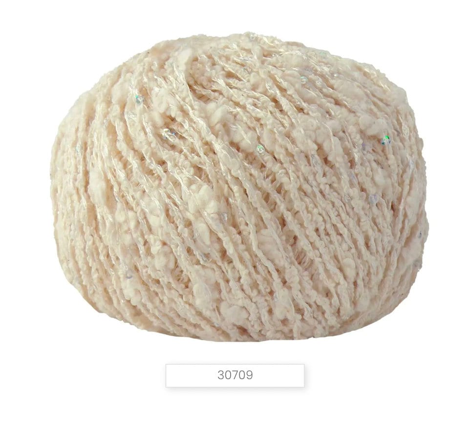 PAILLETTES Cotton Yarn, Sequin Yarn, CIPRO, Chanel-Style Yarn, Lana Gatto, Italian Yarn, Tshirt yarn, Fashion Collection Yarn, 50g/90m (98y/1.76oz)