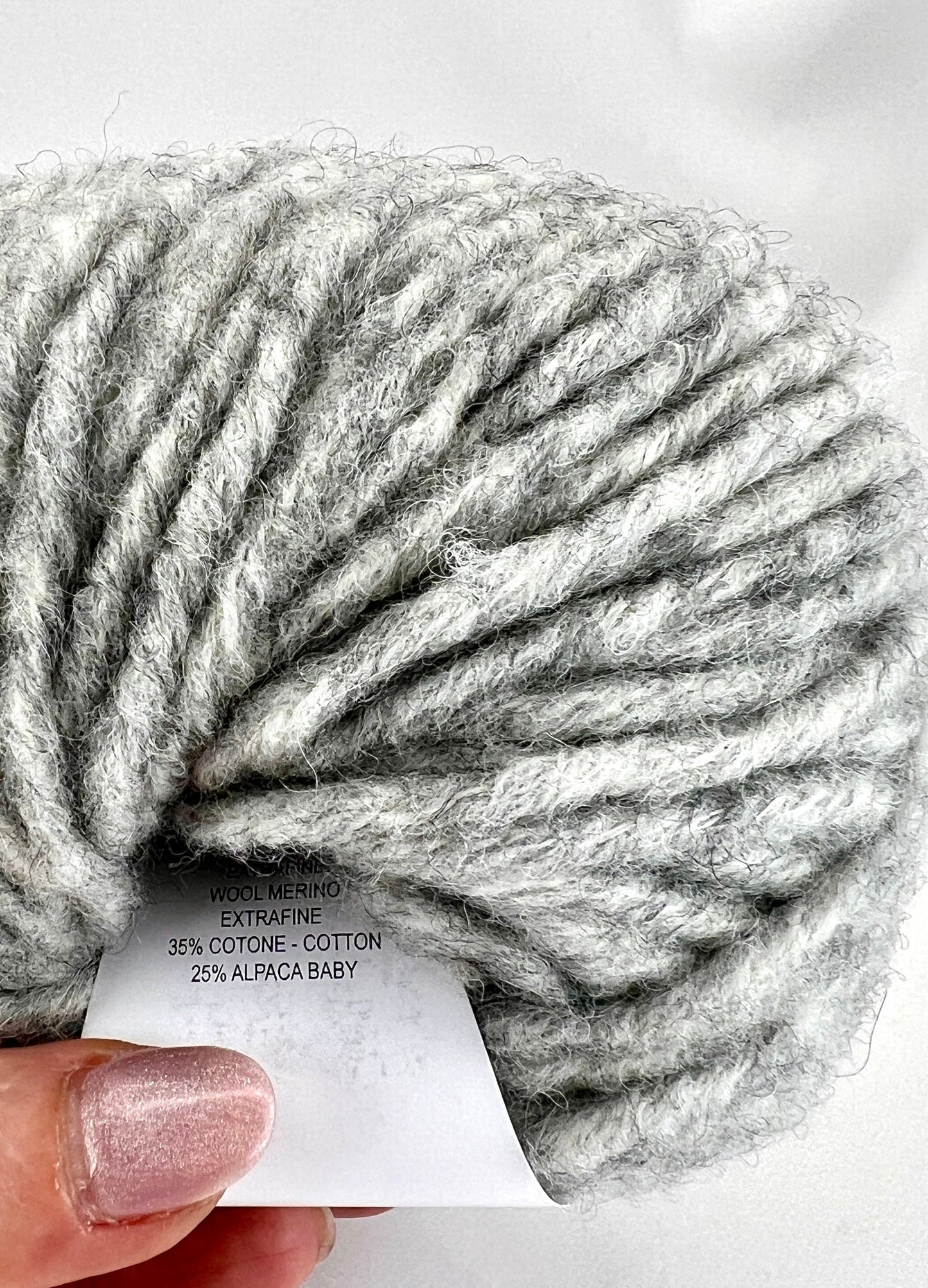 Alpaca 25 Merino 40 Cotton 35 Yarn, NATURA, Luxury Italian Yarn by Lana Gatto, Chunky Weight, 50g/50m (55yrd/1.76oz)