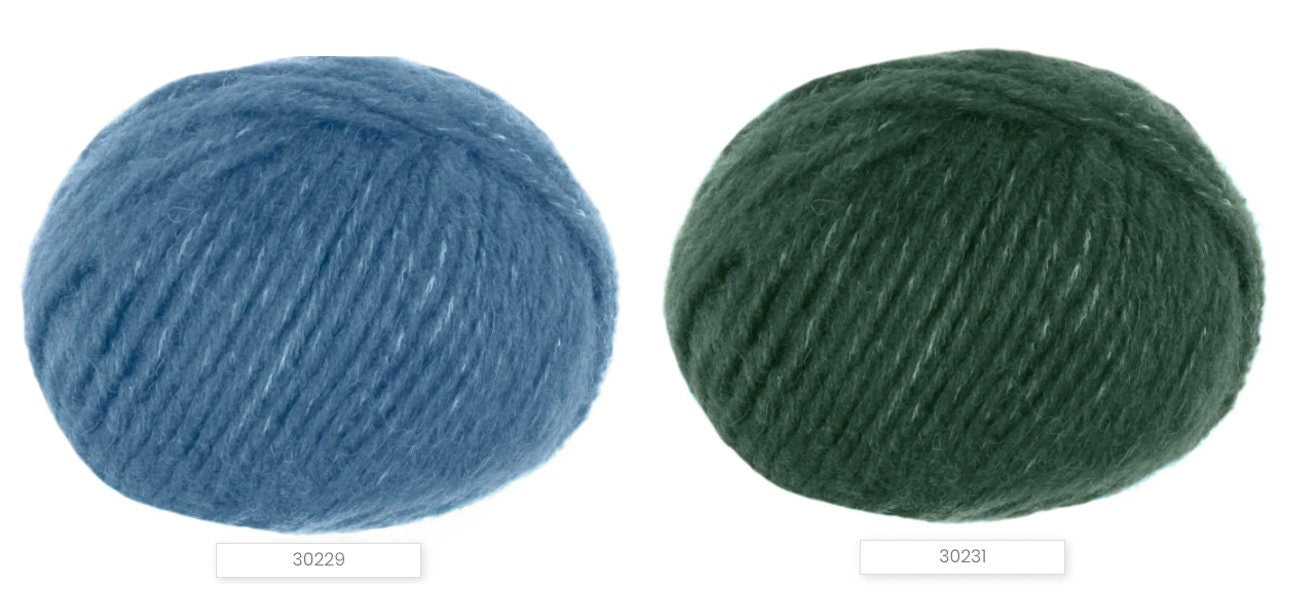 Alpaca 25 Merino 40 Cotton 35 Yarn, NATURA, Luxury Italian Yarn by Lana Gatto, Chunky Weight, 50g/50m (55yrd/1.76oz)