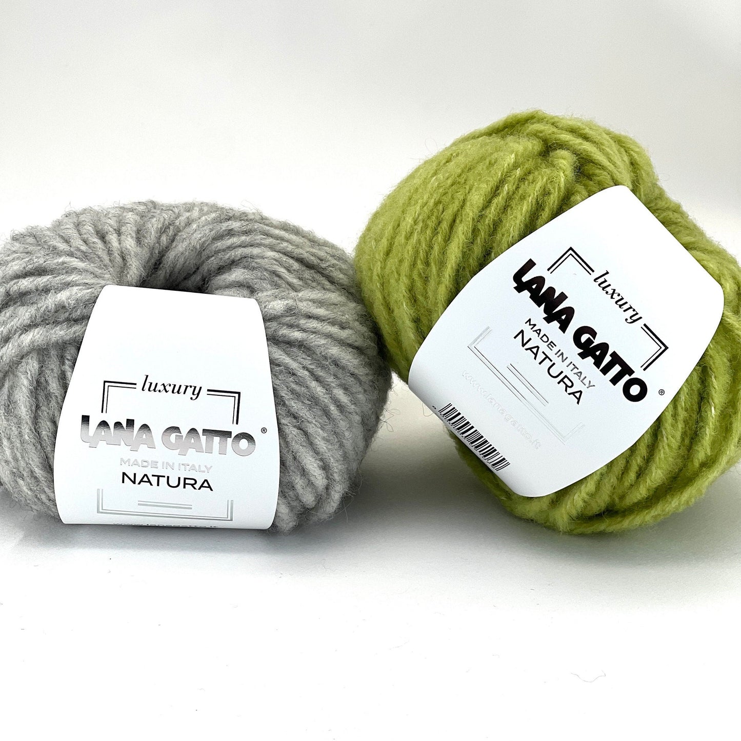 Alpaca 25 Merino 40 Cotton 35 Yarn, NATURA, Luxury Italian Yarn by Lana Gatto, Chunky Weight, 50g/50m (55yrd/1.76oz)