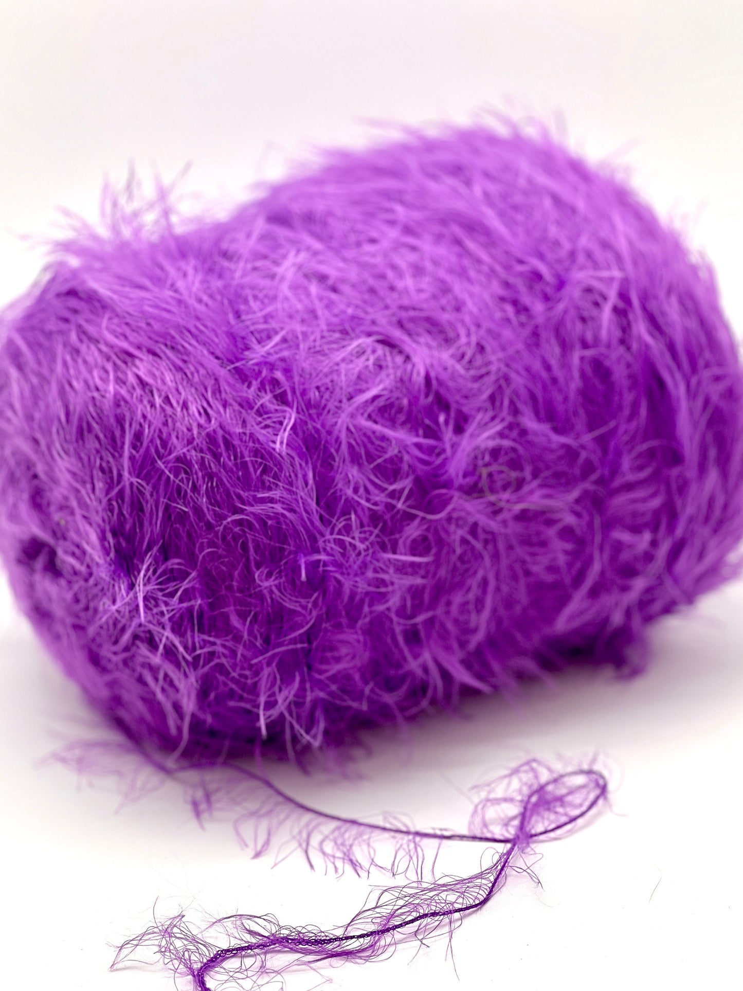 SWAN'S DOWN Fluffy Yarn, POMPEI, 100% Polyamide, Italian Fur Yarn, Availble in Balls and on a Cone, 350m/100g (383y/3.52oz)