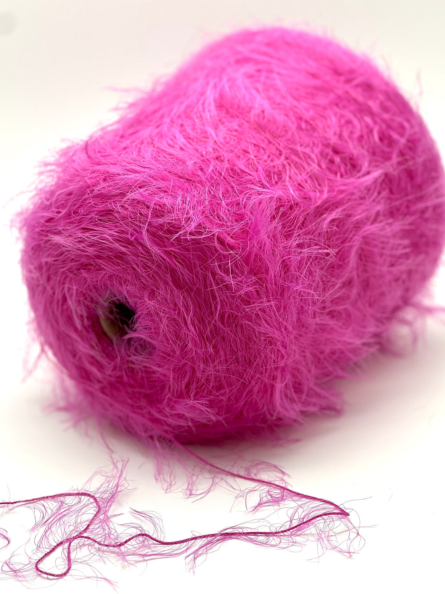SWAN'S DOWN Fluffy Yarn, POMPEI, 100% Polyamide, Italian Fur Yarn, Availble in Balls and on a Cone, 350m/100g (383y/3.52oz)