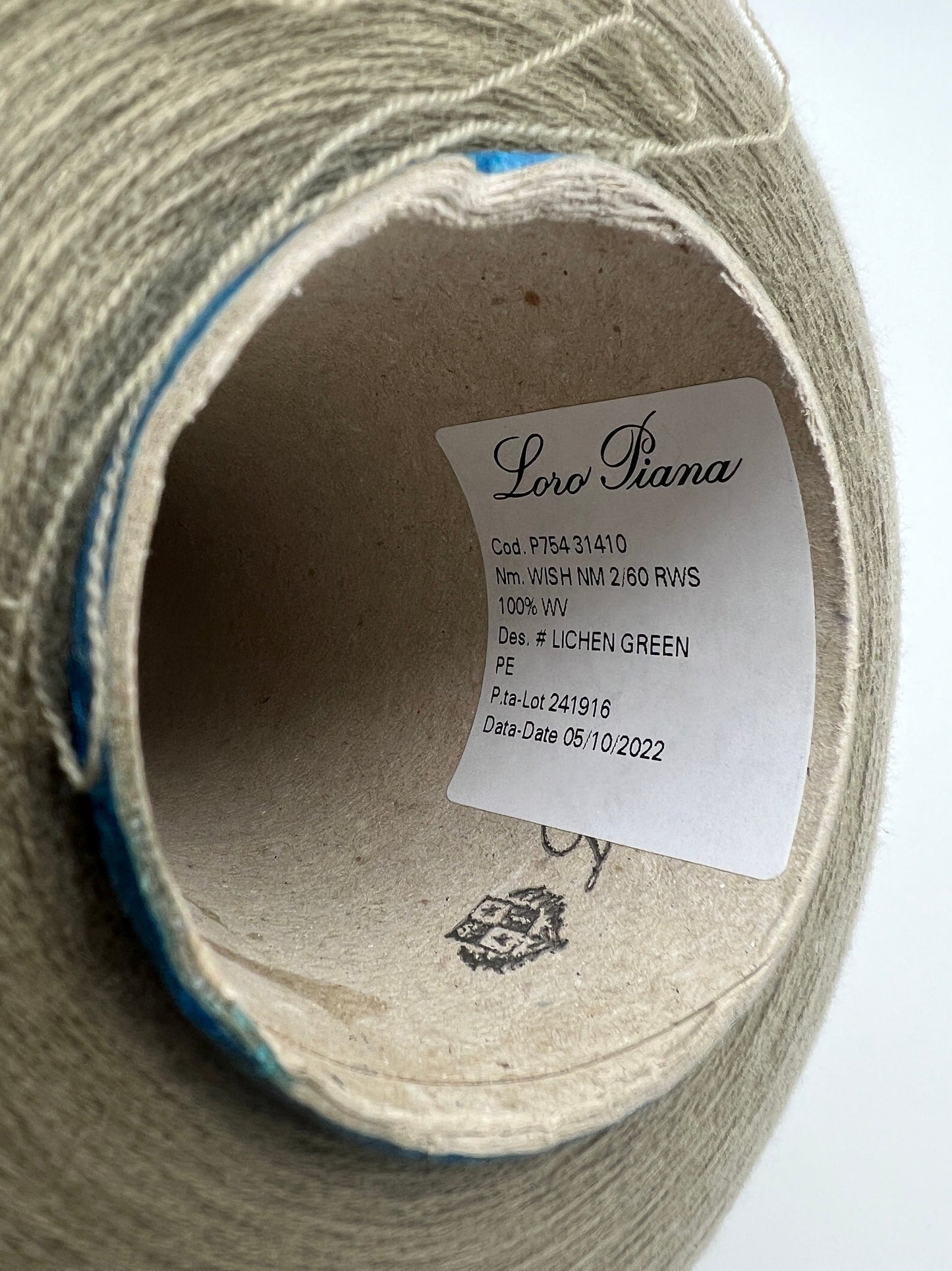 Merino 100% Yarn, WISH, Premium Italian Yarn by Loro Piana, Available in Balls and on Cone, Lace Weight, In 2 STRANDS - 1500m/100g (1640y/3.52oz)