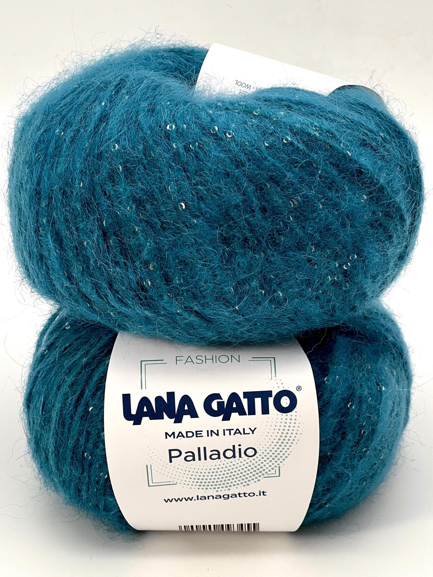 Paillettes Mohair Knitting Yarn, PALLADIO, Lana Gatto Limited Edition from Italy, DK - Worsted Weight, Soft Sparkling Yarn, 50g/95m (1.76oz/104y)