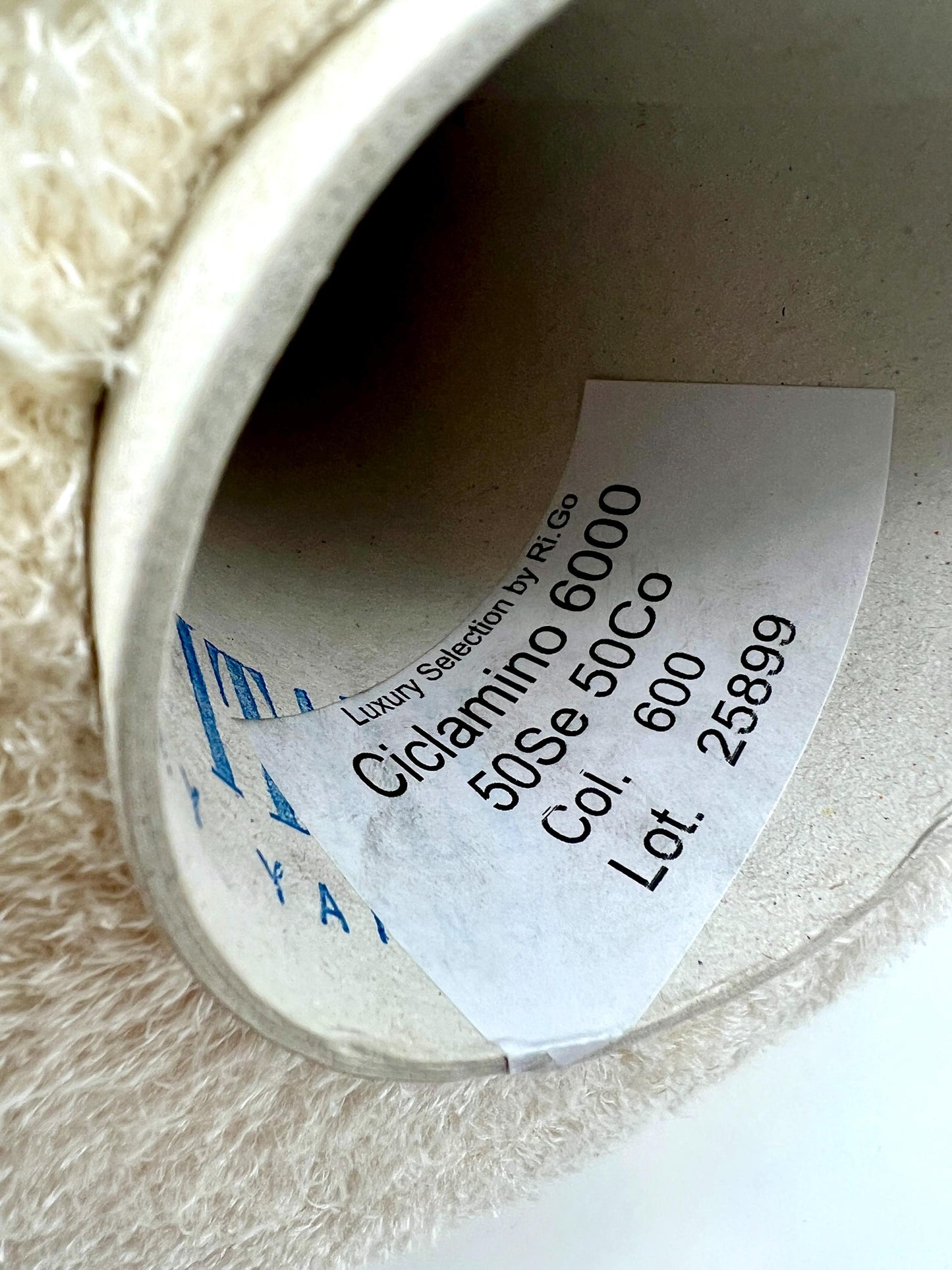 GRASS Silk Cotton Fur Yarn, CICLAMINO, Premium Italian Yarn by RiGo, Available in Balls and on Cones, Lace Weight, 600m/100g (656y/3.52oz)