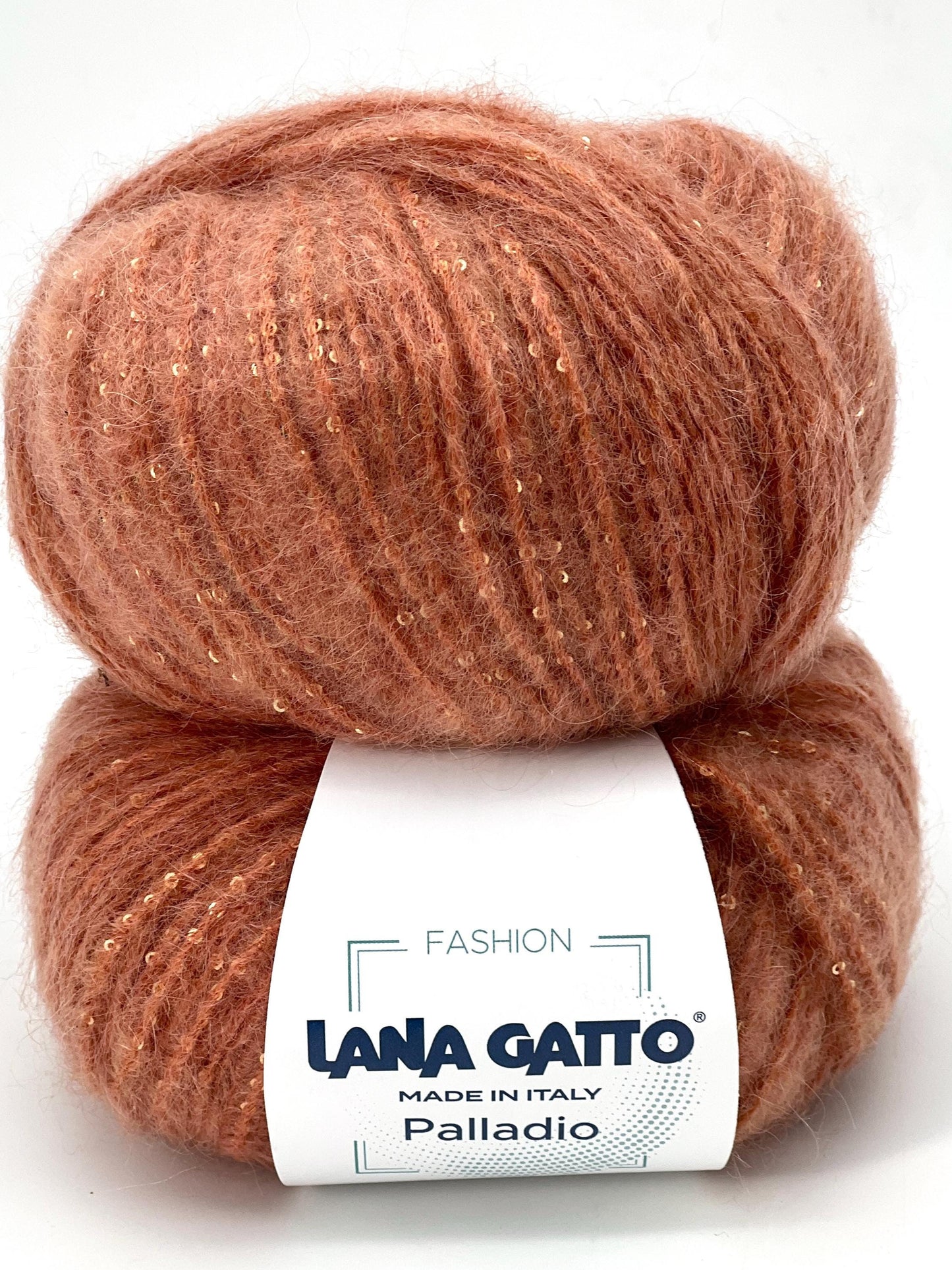 Paillettes Mohair Knitting Yarn, PALLADIO, Lana Gatto Limited Edition from Italy, DK - Worsted Weight, Soft Sparkling Yarn, 50g/95m (1.76oz/104y)