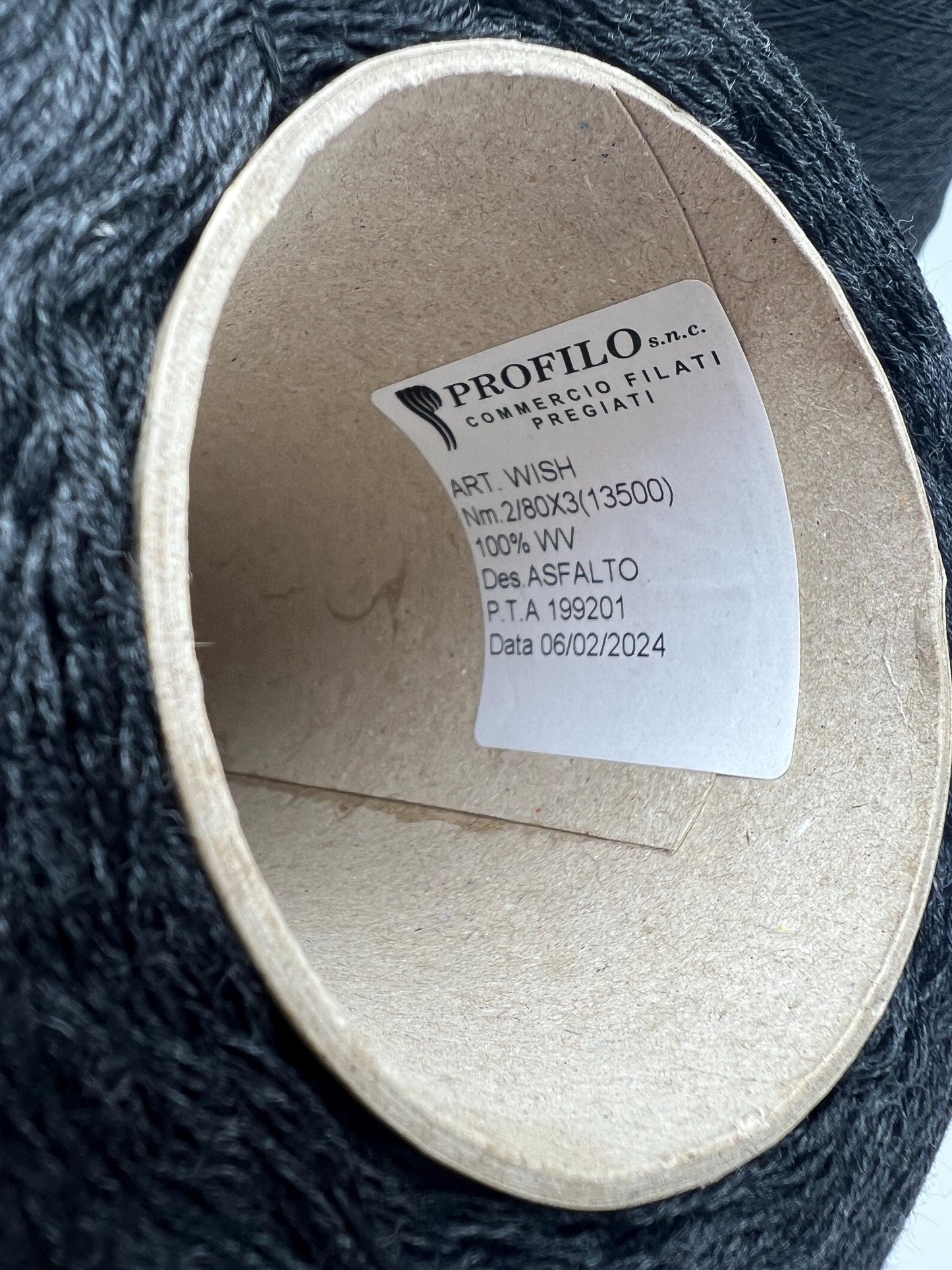 Merino 100 Yarn, WISH, Premium Italian Yarn by Profilo, Available in Balls and on Cones, Lace Weight, 1350m/100g (1476y/3.52oz)