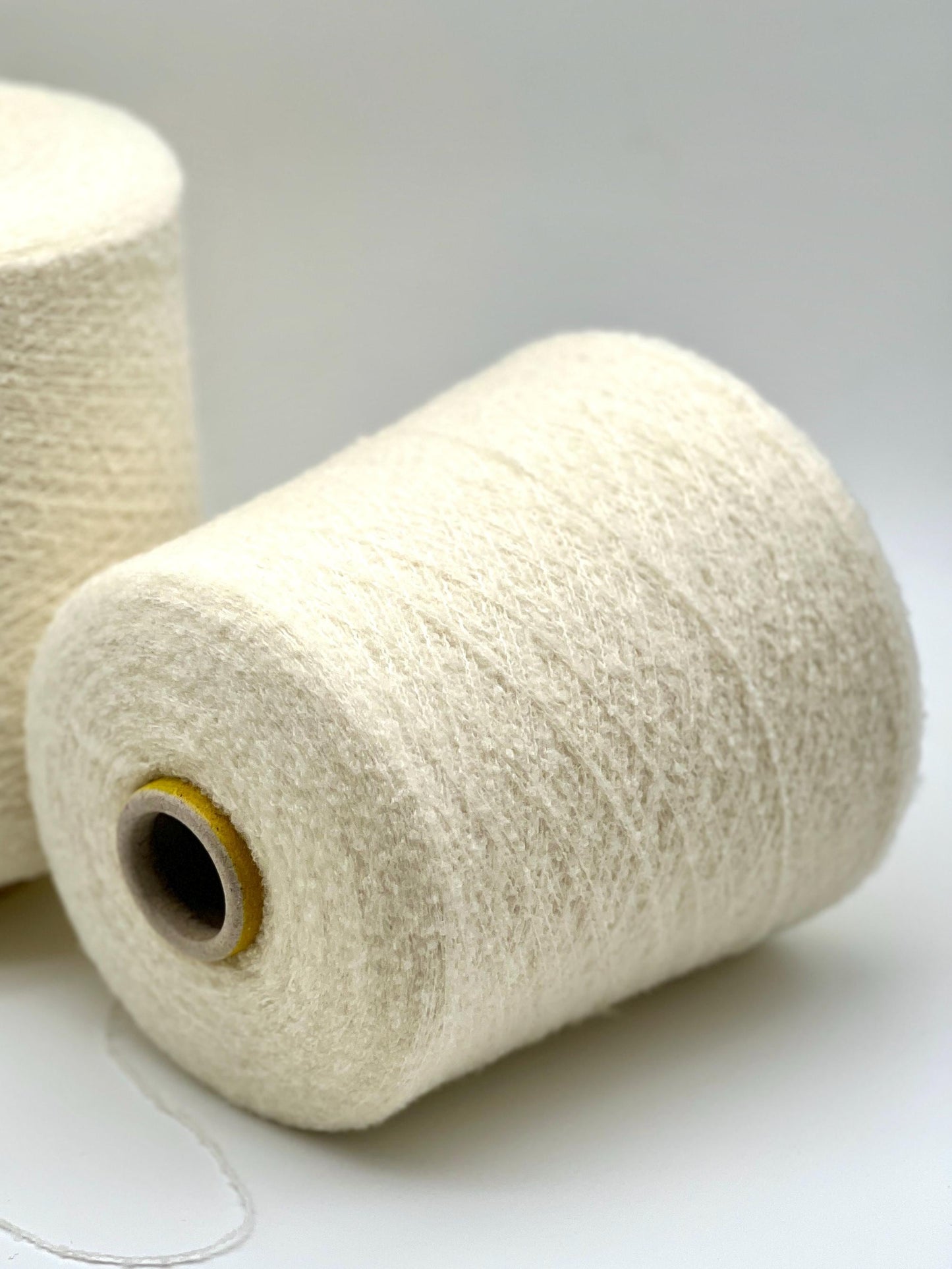 FLUFFY Boucle Merino Yarn, HAIR WISH, Premium Italian Yarn by Loro Piana, Available in Balls and on Cones, Lace Weight, 1200m/100g (1321y/3.52oz)