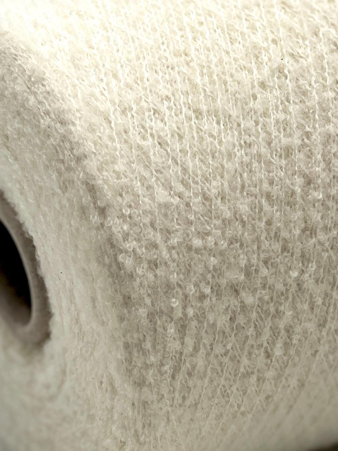FLUFFY Boucle Merino Yarn, HAIR WISH, Premium Italian Yarn by Loro Piana, Available in Balls and on Cones, Lace Weight, 1200m/100g (1321y/3.52oz)