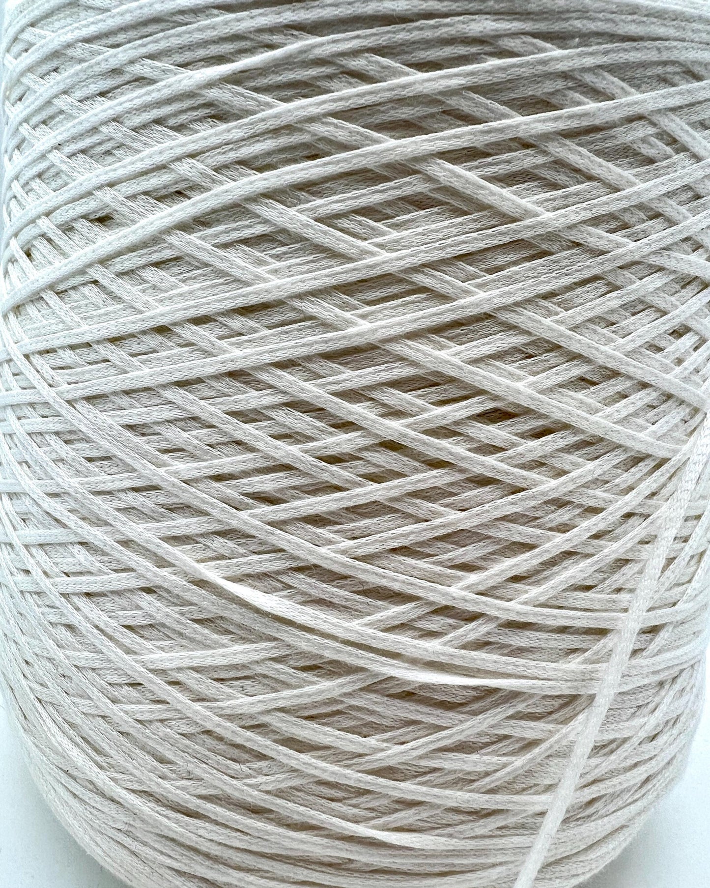 Cotton CABLE Yarn, HASEGAWA, Japan, 100% Pure Cotton, Available on Cone and in Balls, 200m/100g (546y/3.52oz)