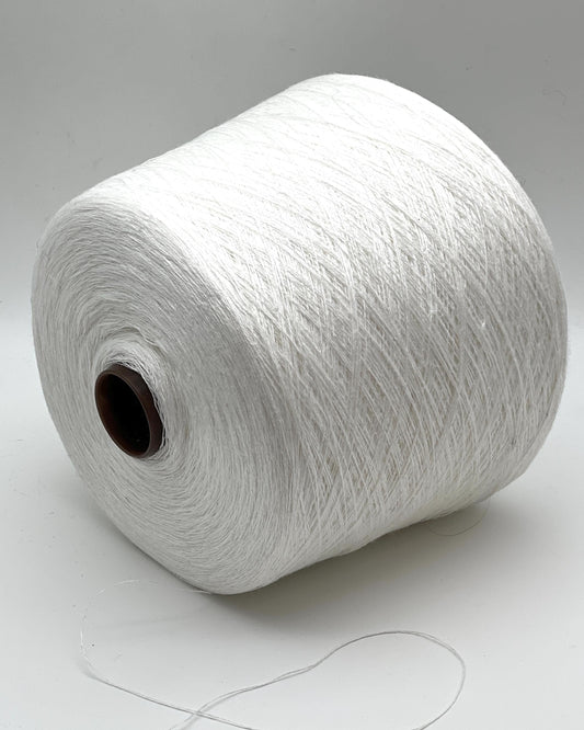 Pure linen yarn Botto Giuseppe NILO in Snow White color
Luxury Italian lace weight linen yarn close up texture
Botto Giuseppe NILO 100% pure linen yarn for summer tops
Snow White linen yarn for weaving crochet and lace knitting
Fine Italian linen yarn for heirloom garments and resort wear