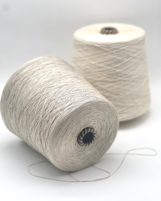 Hasegawa GIMA 8.5 unique 100% Japanese cotton flat tape yarn with a crisp paper-like texture for modern lace weight knitting and crochet at iDOKNiT.