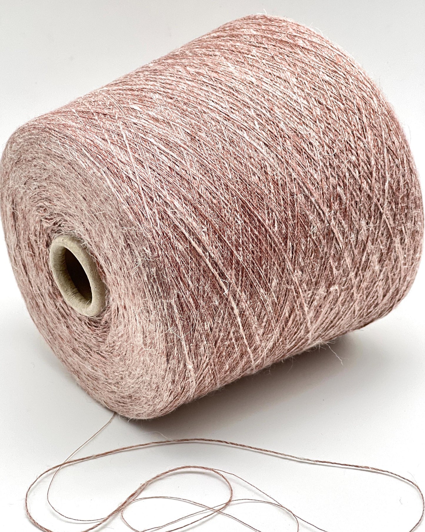 Linen Blend Yarn, GINGER, Fancy Italian Yarn by LANIFICIO dell' OLIVO, Sold in Balls and on Cones, Lace Weight - 950m/100g