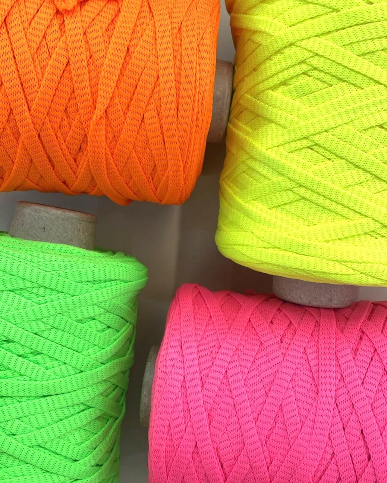 Structured, Water-Resistant Stretchy Nylon Yarn, ARVIER SHOPPER, Italy, Perfect for Crochet Bags, Baskets, Home Décor, 300g/170m
