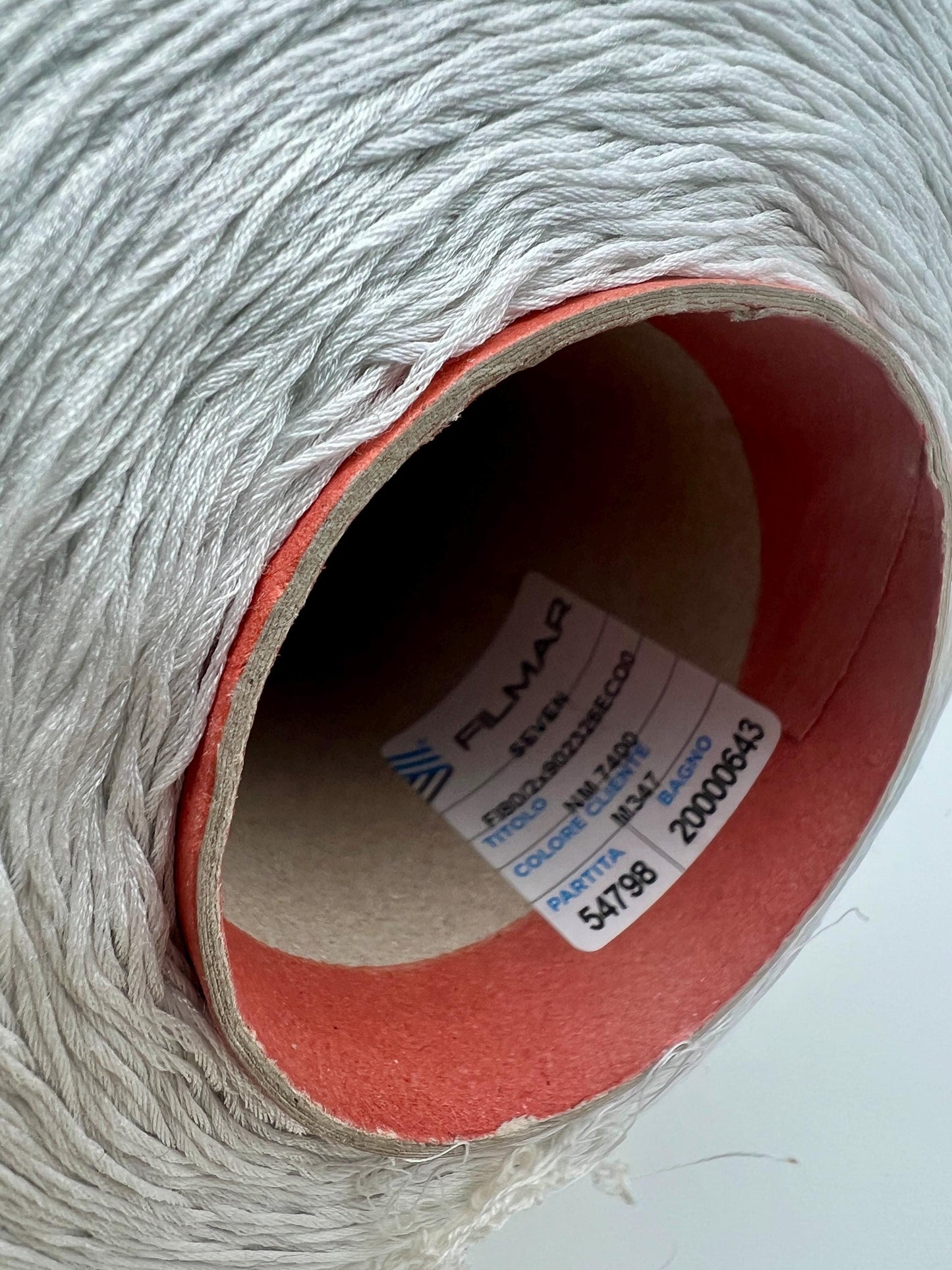 Mercerized Cotton Yarn, SEVEN, Premium Italian Yarn by FILMAR, Available in Balls or Cones, Lace Weight, 740m/100g (809y/3.52oz)