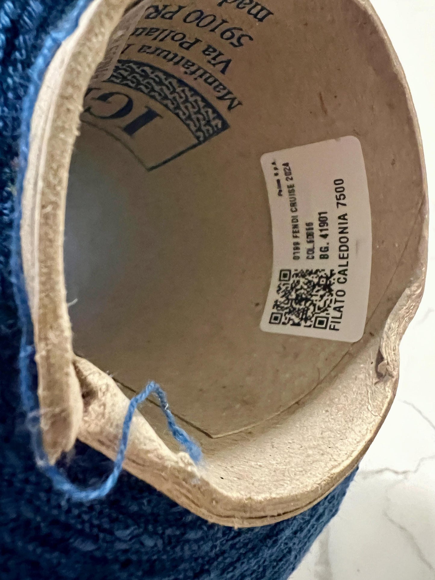 RARE Find: Fantasy Cotton Yarn Made for FENDI, CALEDONIA, Luxury Italian Yarn by Igea, Available in Balls or Cones, Sport Weight, 750m/100g