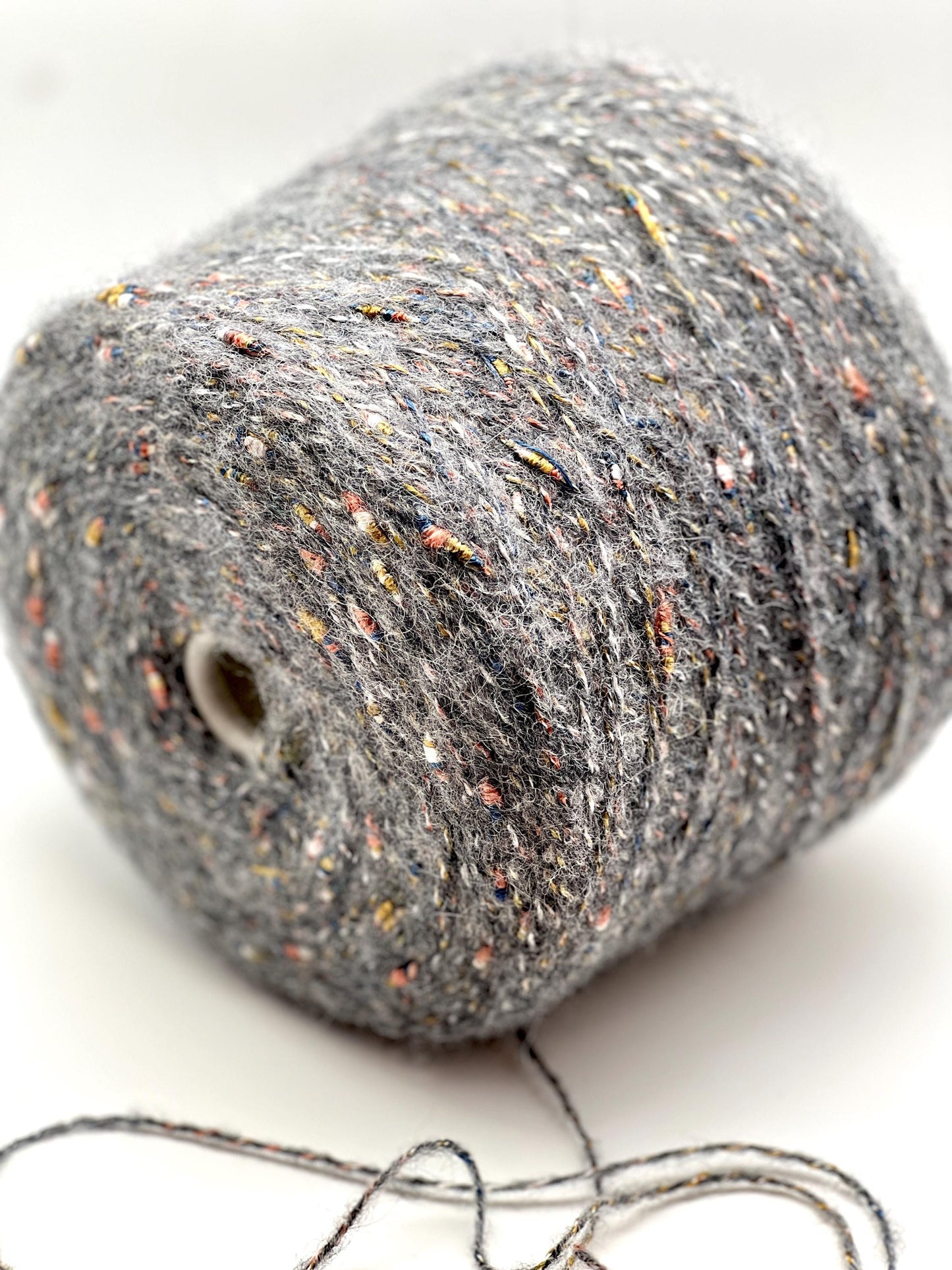 Alpaca Viscose Fantasy CHANEL-Style Yarn, TAURUS, Luxury Italian Yarn by RiGo, Available in Balls and on Cone, Aran Weight, 180m/100g (196y)