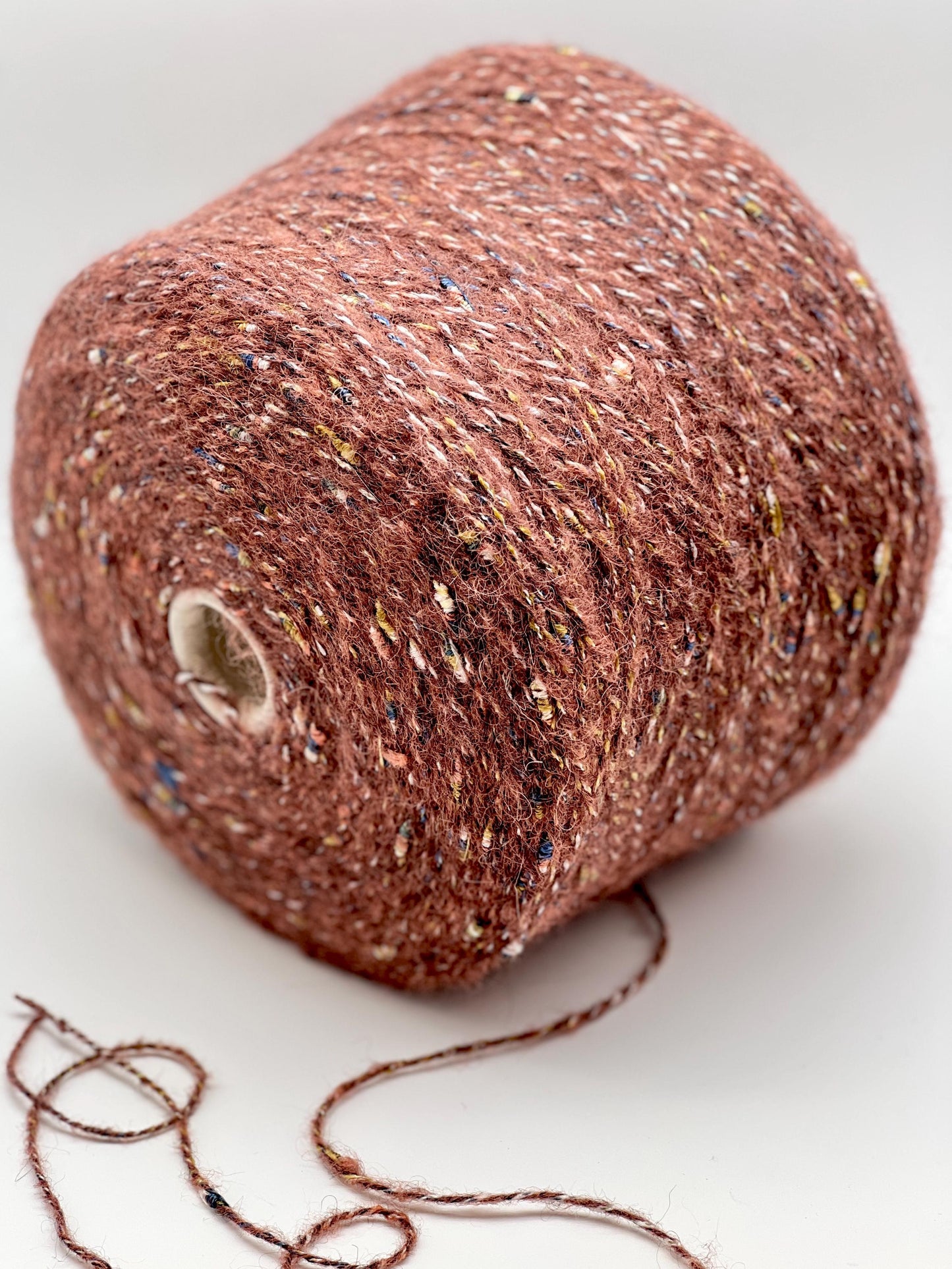 Alpaca Viscose Fantasy CHANEL-Style Yarn, TAURUS, Luxury Italian Yarn by RiGo, Available in Balls and on Cone, Aran Weight, 180m/100g (196y)