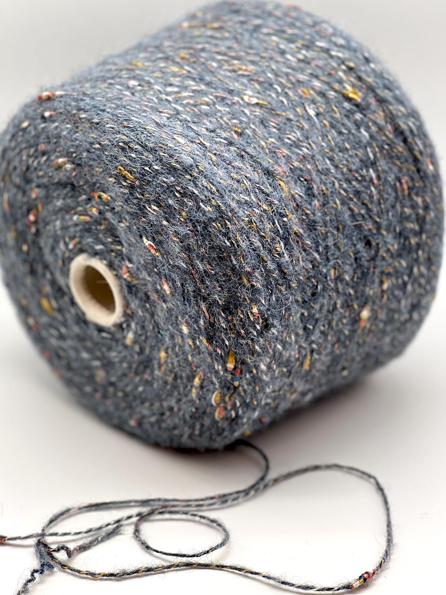 Alpaca Viscose Fantasy CHANEL-Style Yarn, TAURUS, Luxury Italian Yarn by RiGo, Available in Balls and on Cone, Aran Weight, 180m/100g (196y)