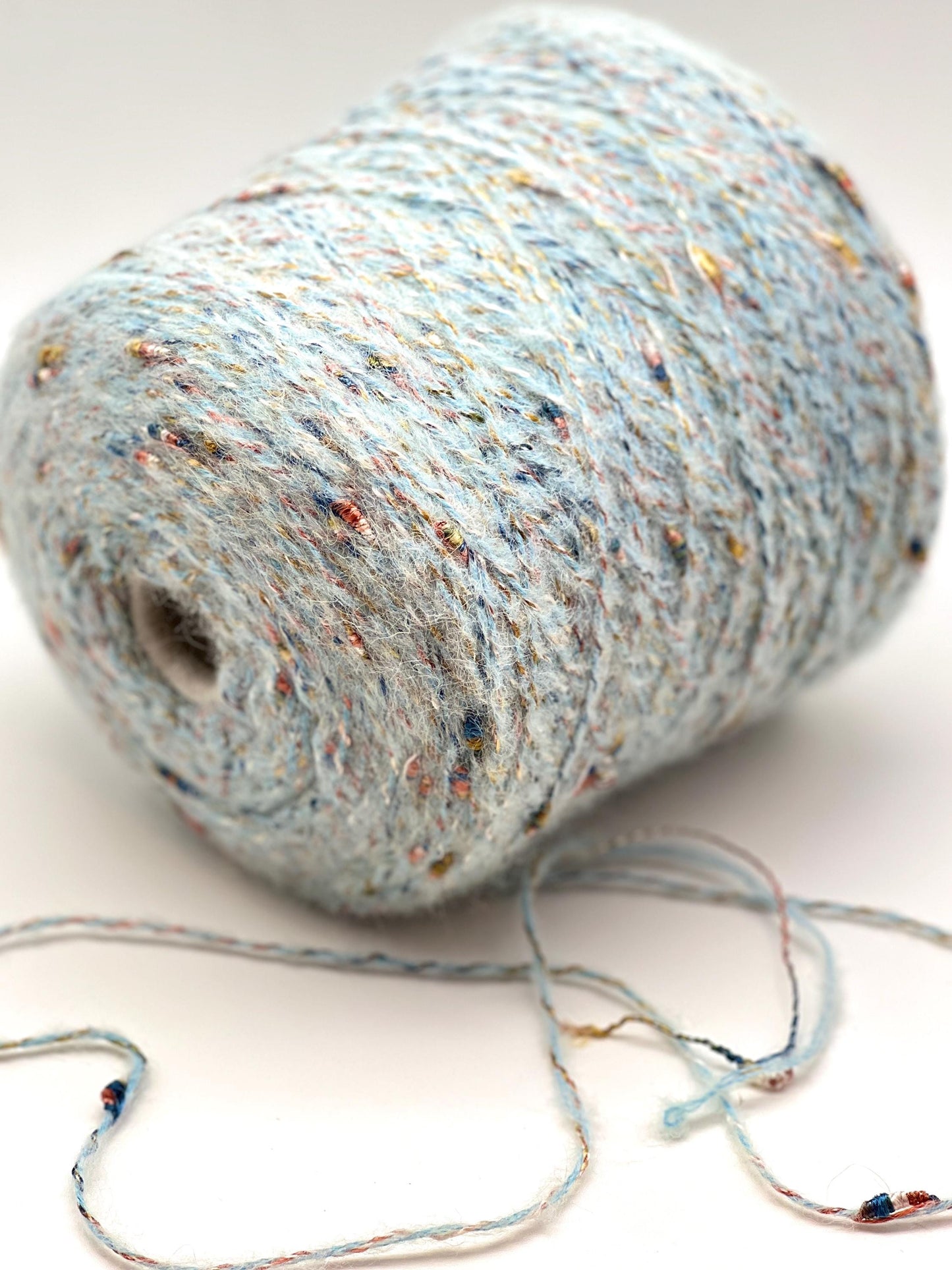 Alpaca Viscose Fantasy CHANEL-Style Yarn, TAURUS, Luxury Italian Yarn by RiGo, Available in Balls and on Cone, Aran Weight, 180m/100g (196y)