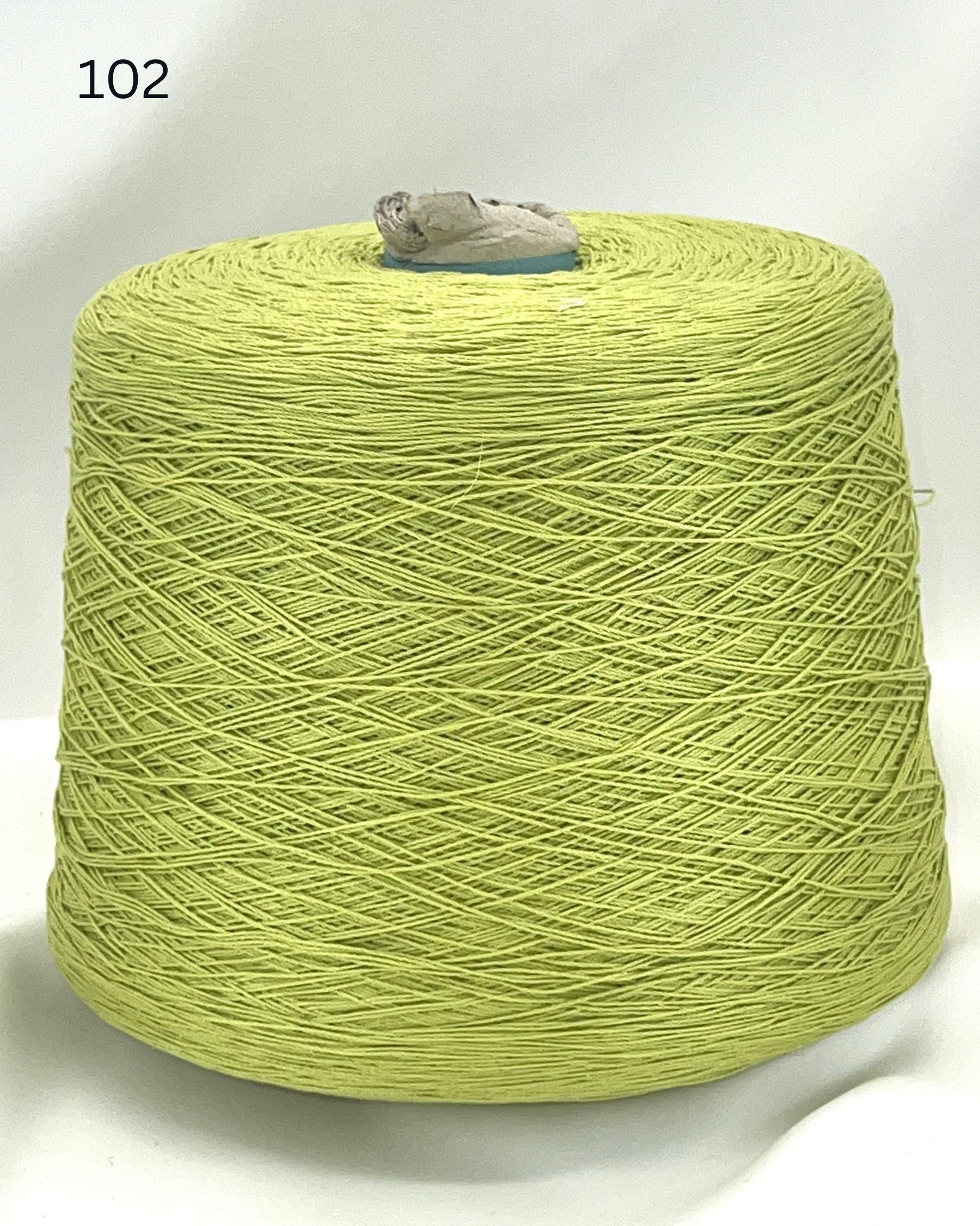 Sesia Cable 8MG mercerized cotton lace weight yarn in hand wound balls from iDOKNiT