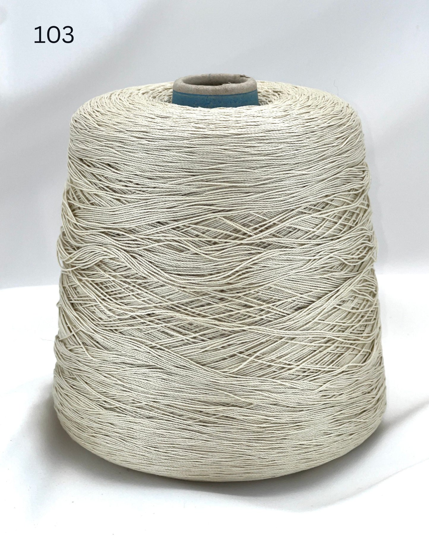 Sesia Cable 8MG mercerized cotton lace weight yarn in hand wound balls from iDOKNiT