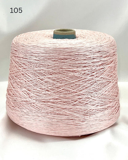 Sesia Cable 8MG mercerized cotton lace weight yarn in hand wound balls from iDOKNiT