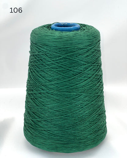 Sesia Cable 8MG mercerized cotton lace weight yarn in hand wound balls from iDOKNiT