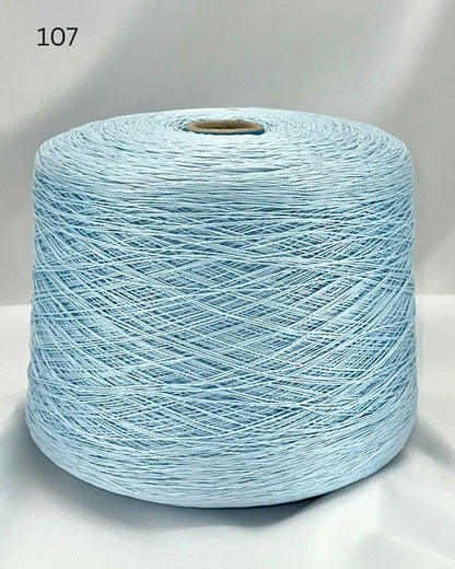 Sesia Cable 8MG mercerized cotton lace weight yarn in hand wound balls from iDOKNiT