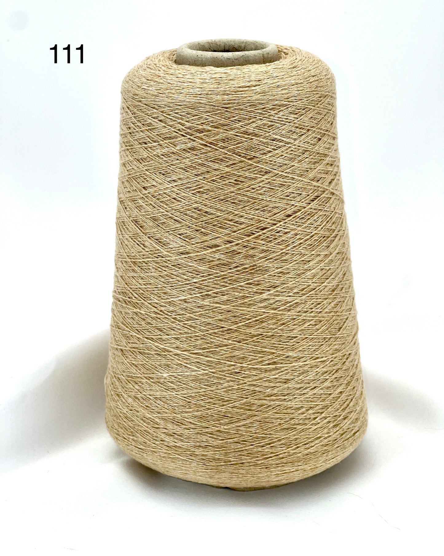 Exquisite iDOKNiT Todd & Duncan ODYSSEY yarn, 50% Cashmere and 50% Cotton blend in Nm 2/36 lace weight, highlighting the premium Scottish texture and soft matte finish for luxury summer knits.