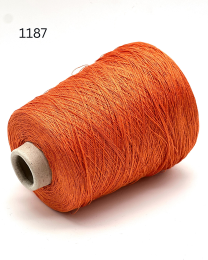 Luxury pure linen yarn TOSCOLINO by Toscano Italy
Italian lace weight linen yarn for summer knitting
100% pure linen yarn close up showing elegant texture
Fine Italian linen yarn for crochet weaving and lace knitting
Luxury breathable linen yarn for heirloom garments