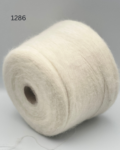 RIGO ALPACA 70 Italian baby alpaca fluffy lace yarn ball and cone from iDOKNiT