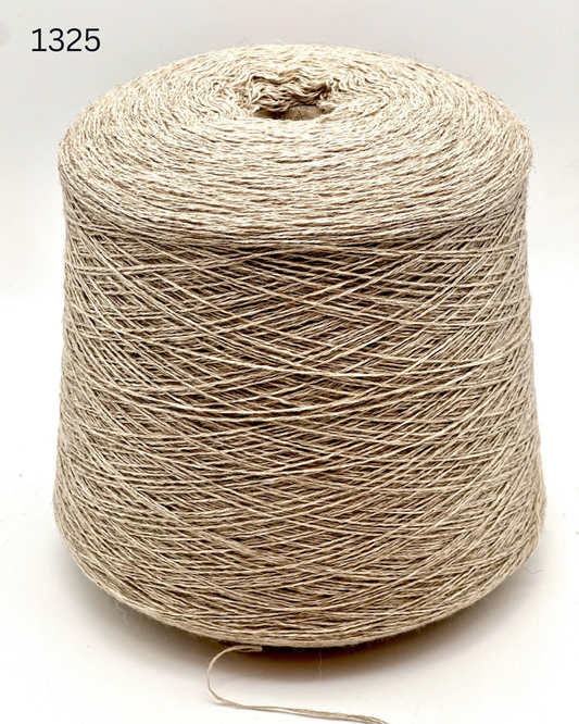 Loro Piana DONEGAL COARSEHAIR 100 percent pure Italian cashmere yarn ball and cone from iDOKNiT