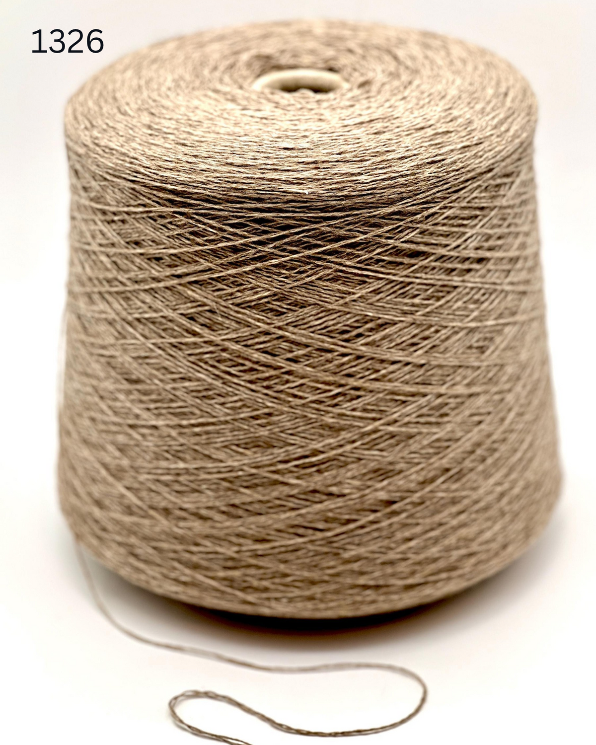 Loro Piana DONEGAL COARSEHAIR 100 percent pure Italian cashmere yarn ball and cone from iDOKNiT