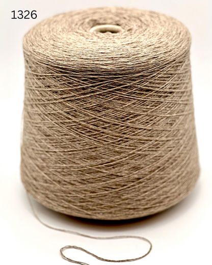 Loro Piana DONEGAL COARSEHAIR 100 percent pure Italian cashmere yarn ball and cone from iDOKNiT