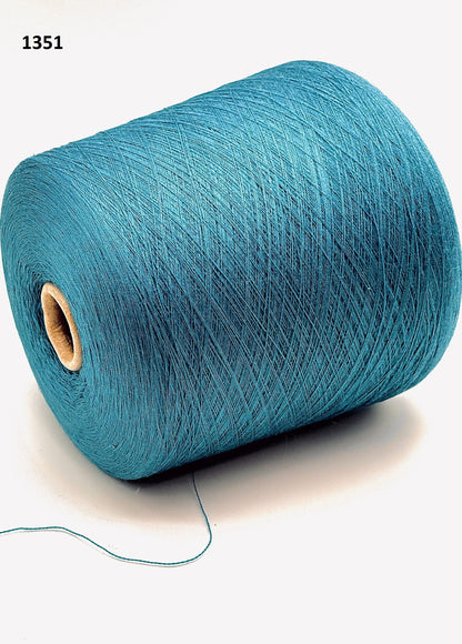 Merino 100% Yarn, WISH, Premium Italian Yarn by Loro Piana, Available in Balls and on Cone, Lace Weight, In 2 STRANDS - 1500m/100g (1640y/3.52oz)