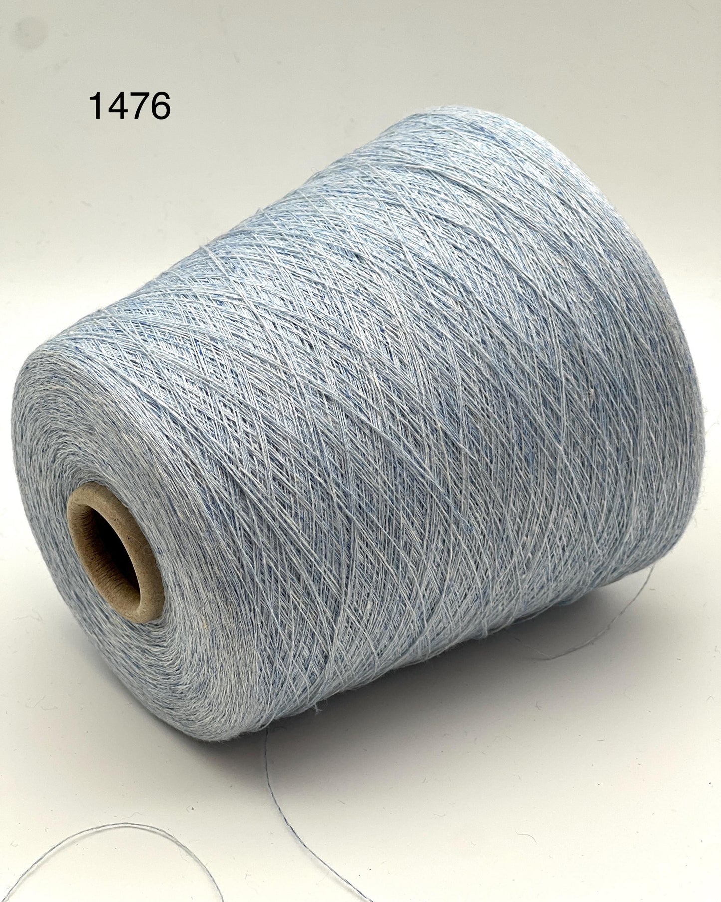 Servizi E Seta LINO linen yarn cone 1300m Italy
Luxury Italian 100 percent linen lace yarn close up
Fine linen yarn for summer tops weaving and blending
LINO linen yarn 1300m per 100g natural matte texture
Italian linen lace yarn for breathable garments and wraps
