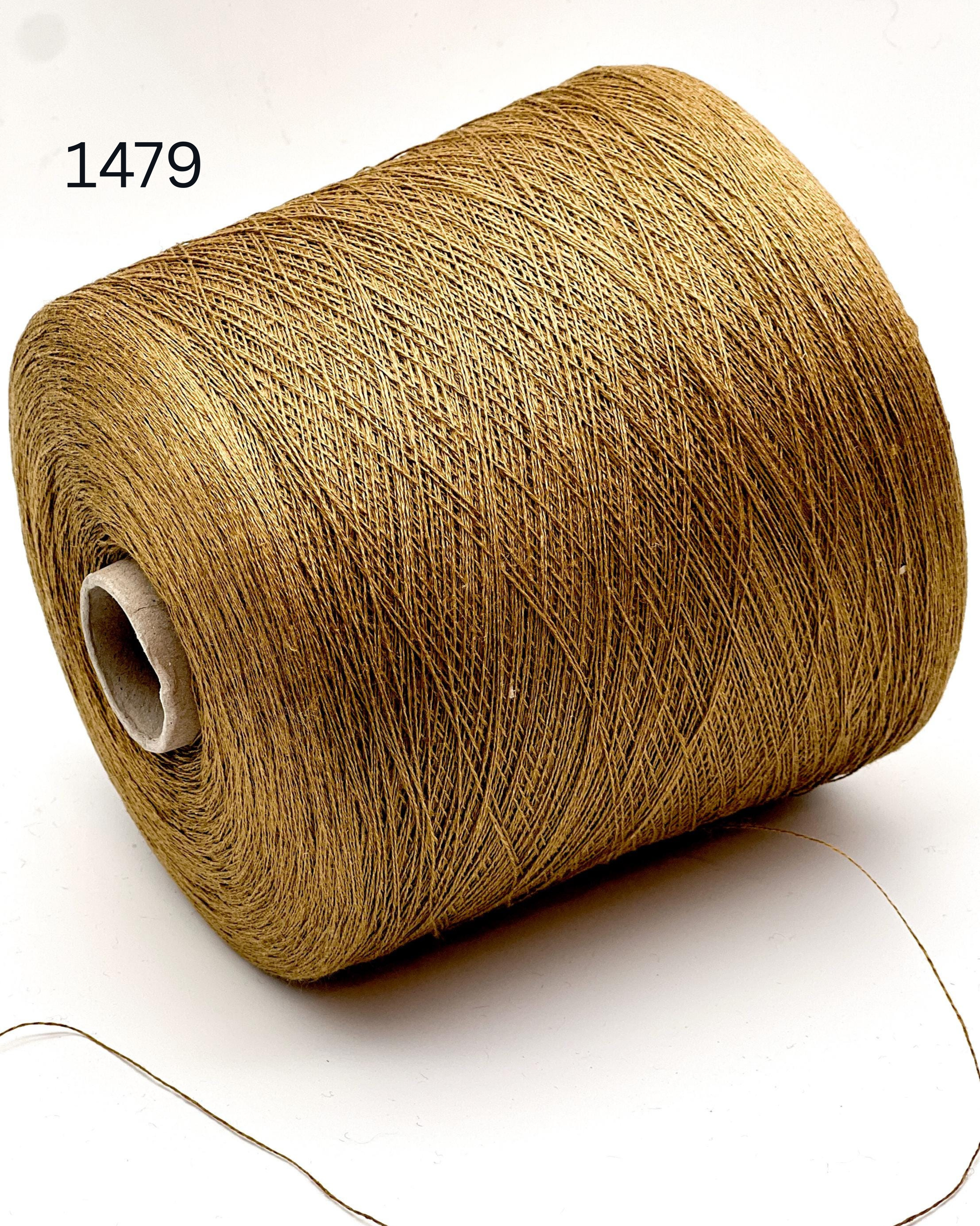 Servizi E Seta LINO linen yarn cone Italy lace weight 1300m per 100g
Italian linen yarn LINO fine lace weight breathable summer yarn
100 percent linen yarn cone weaving knitting lightweight natural fiber