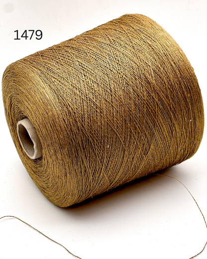 Servizi E Seta LINO linen yarn cone Italy lace weight 1300m per 100g
Italian linen yarn LINO fine lace weight breathable summer yarn
100 percent linen yarn cone weaving knitting lightweight natural fiber