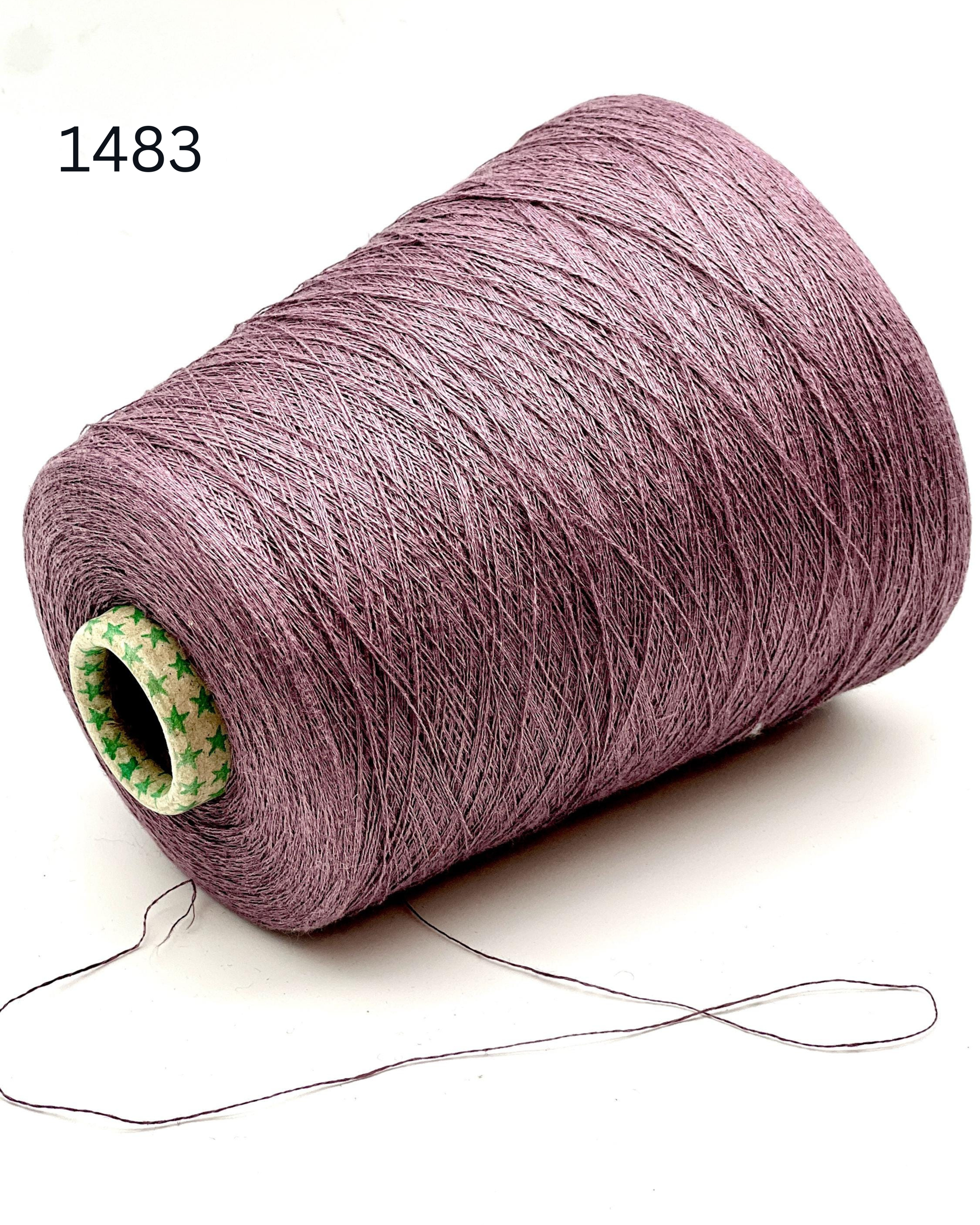 Servizi E Seta LINO linen yarn cone Italy lace weight 1300m per 100g
Italian linen yarn LINO fine lace weight breathable summer yarn
100 percent linen yarn cone weaving knitting lightweight natural fiber