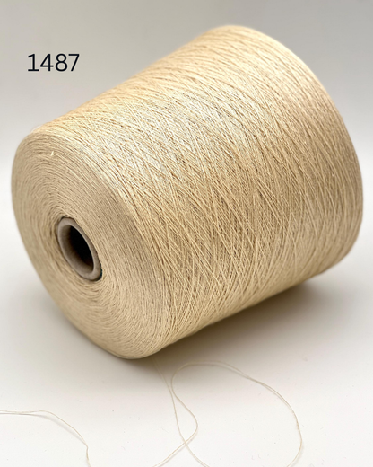 Servizi E Seta LINO MELANGE linen yarn cone 2000m lace weight Italy
100 percent linen melange yarn extra fine Italian thread close up
Italian linen yarn cone for knitting weaving blending melange texture
extra fine linen yarn strand detail breathable summer fiber
lino melange yarn texture close up Servizi E Seta Italy
