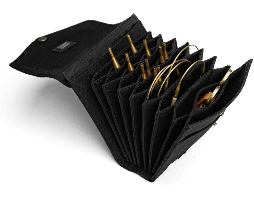 muud Betina canvas interchangeable knitting needle tip and cable case from iDOKNiT