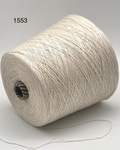 Hasegawa GIMA 8.5 unique 100% Japanese cotton flat tape yarn with a crisp paper-like texture for modern lace weight knitting and crochet at iDOKNiT.