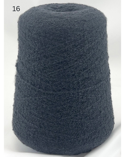 Zegna Baruffa 80 percent cashmere 20 percent silk boucle Italian textured yarn ball and cone from iDOKNiT